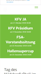 Mobile Screenshot of kfv-fussball-altmarkwest.org